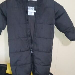 Black Puffer Snowsuit